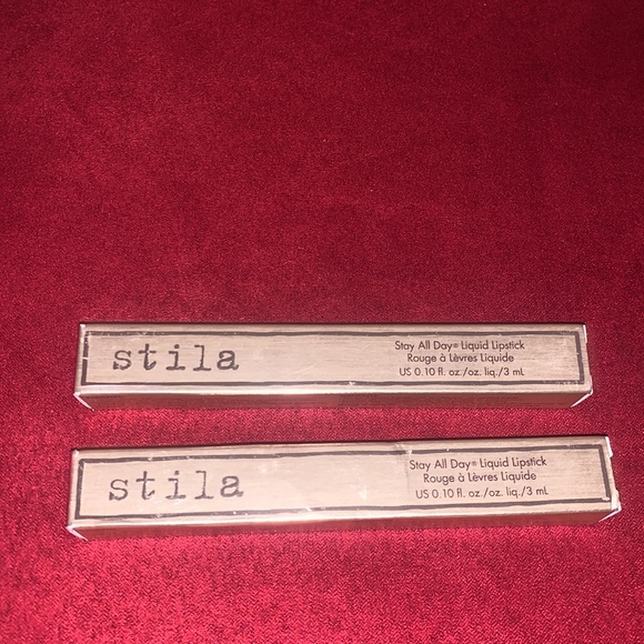NWT NIB Stila Stay All Day Liquid Lipstick in Sirena Bundle of 2! - Picture 4 of 6